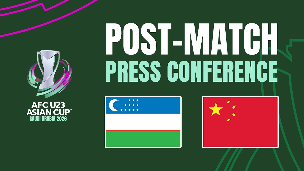 Post-Match Press Conference | Uzbekistan vs China PR 🎙️ | AFC U23 Asian Cup™ 2026