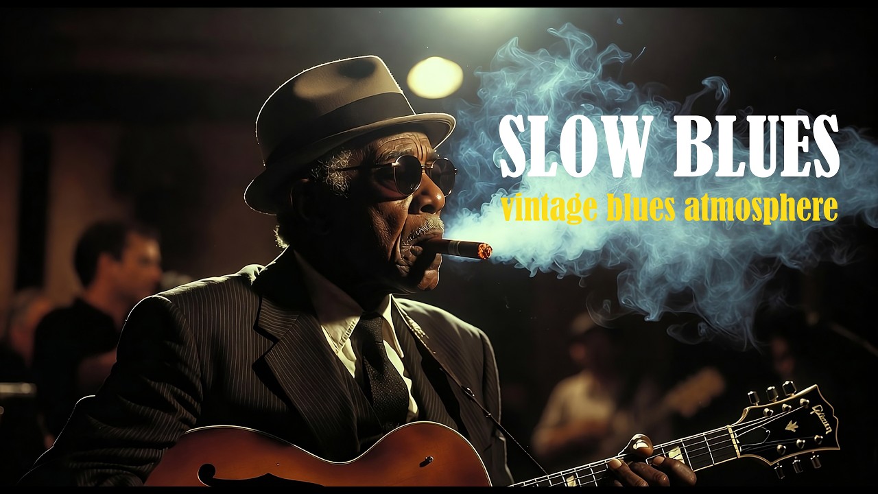 Vintage Blues Atmosphere inspired by old bars, neon nights, and whiskey-soaked memories
