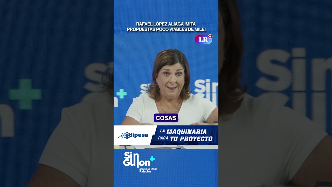 RAFAEL L&Oacute;PEZ ALIAGA IMITA PROPUESTAS POCO VIABLES DE MILEI #SinGuion #shorts