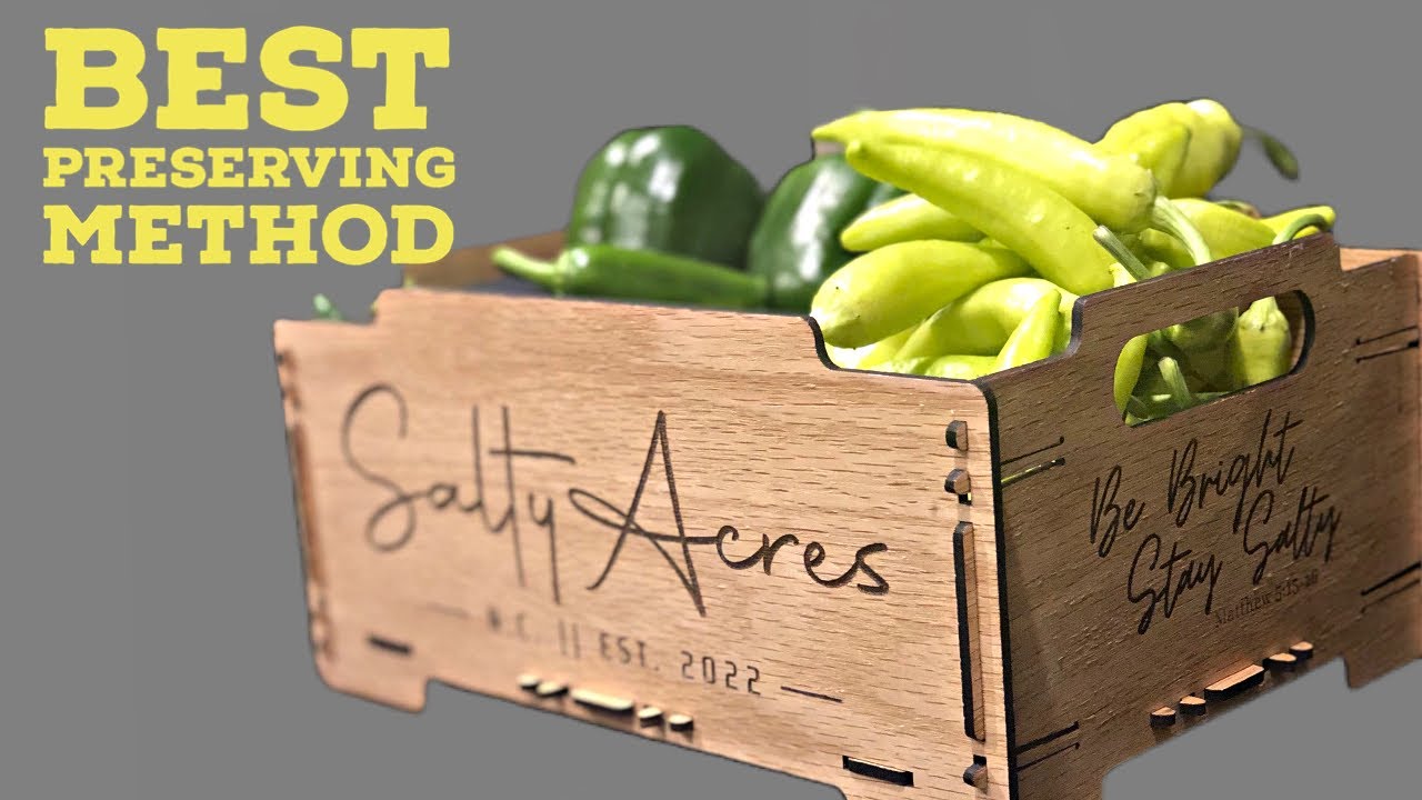 Easiest way to PRESERVE your Peppers- Jalapeños, Banana, Bell Peppers and more! Works on ALL Peppers