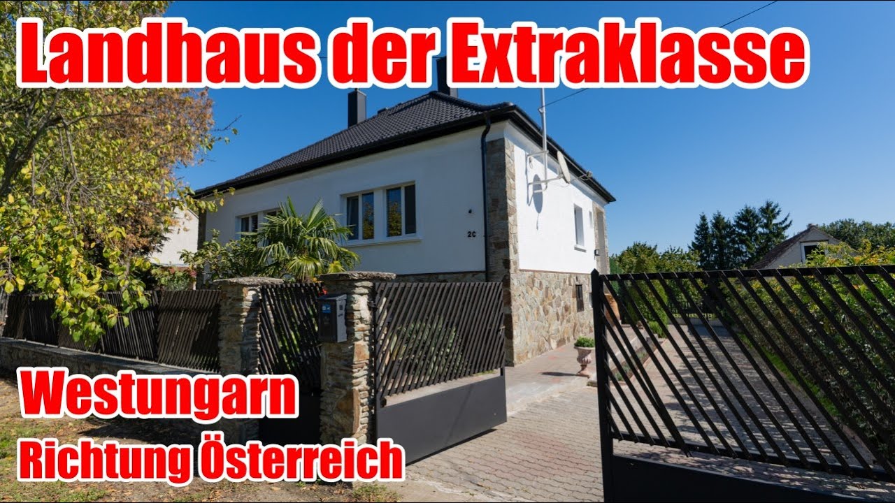 LANDHAUS vom FEINSTEN in WESTUNGARN nahe zweier THERMALORTE