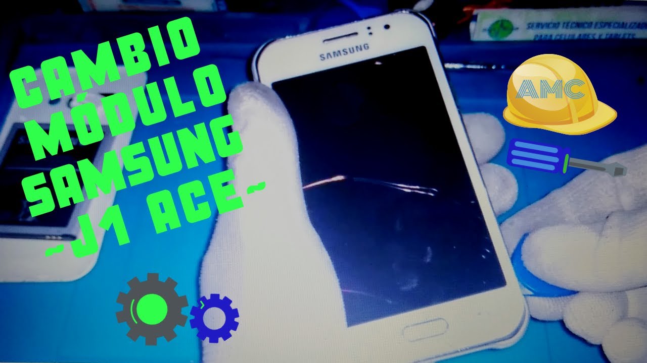 Cambio módulo de Samsung J1 Ace 2 // Como cambiar pantalla Samsung J1 Ace 2 (J111M)