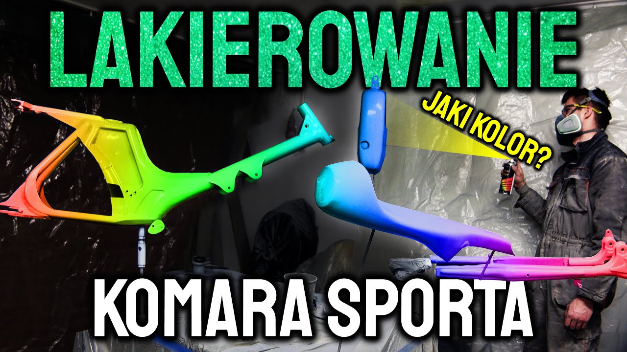🎨 LAKIEROWANIE KOMARA SPORTA - na jaki kolor padł wybór? 🦟#58