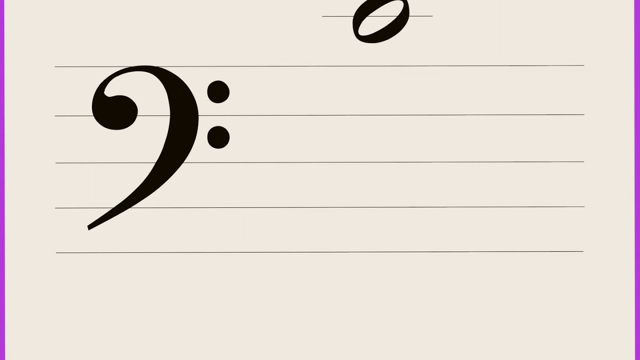 Come studiare le note in chiave di Basso