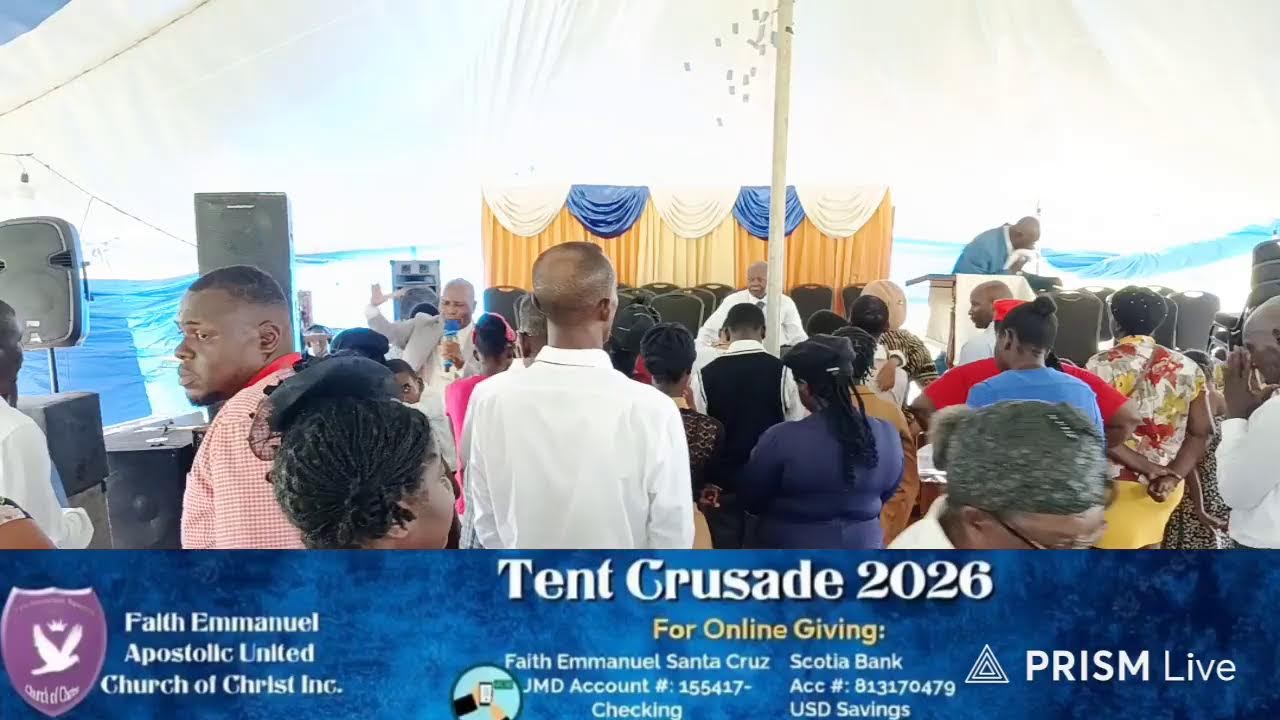 Faith Emmanuel Apostolic Tent Crusade 2026 Week 2 Sunday Morning Service