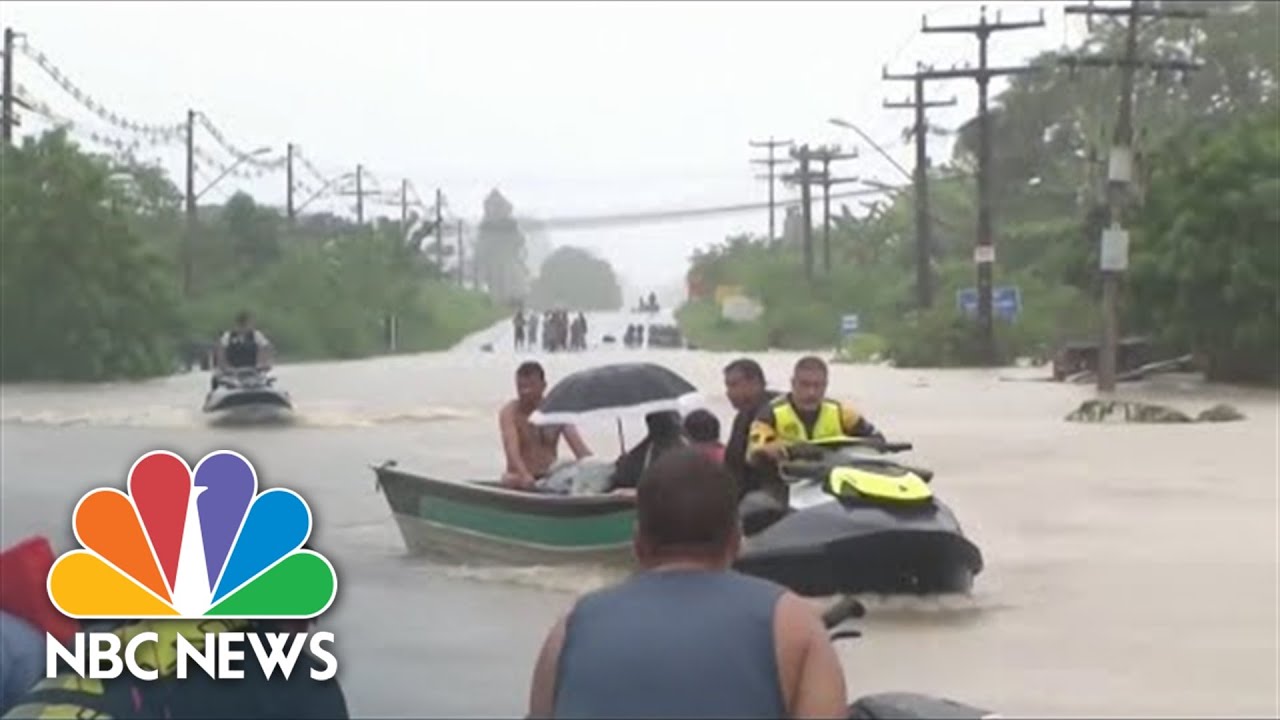 Rescue Efforts Underway In Brazil After flooding And Dams Collapse