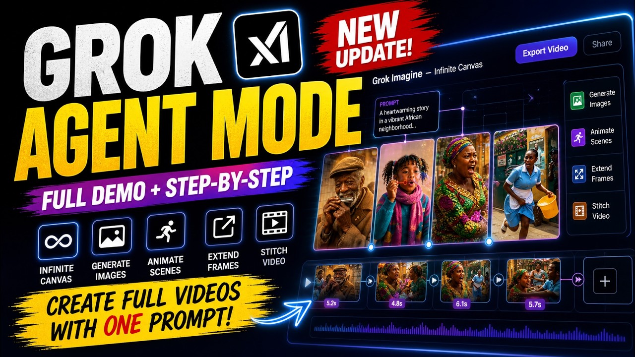 Режим Grok Imagine Agent Mode &mdash; это просто НЕВЕРОЯТНО! 🤯 Полное руководство (обновление 2026 года)