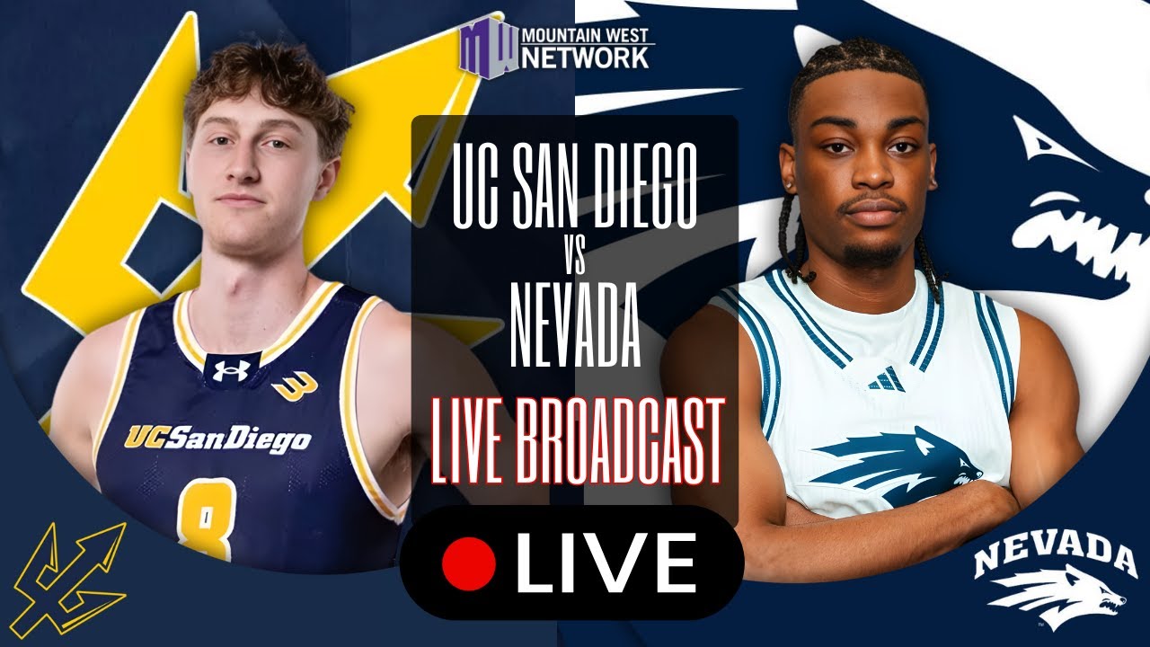 UC San Diego vs Nevada Live Broadcast | NCAA Mens College Basketball Live | Mountain West Network