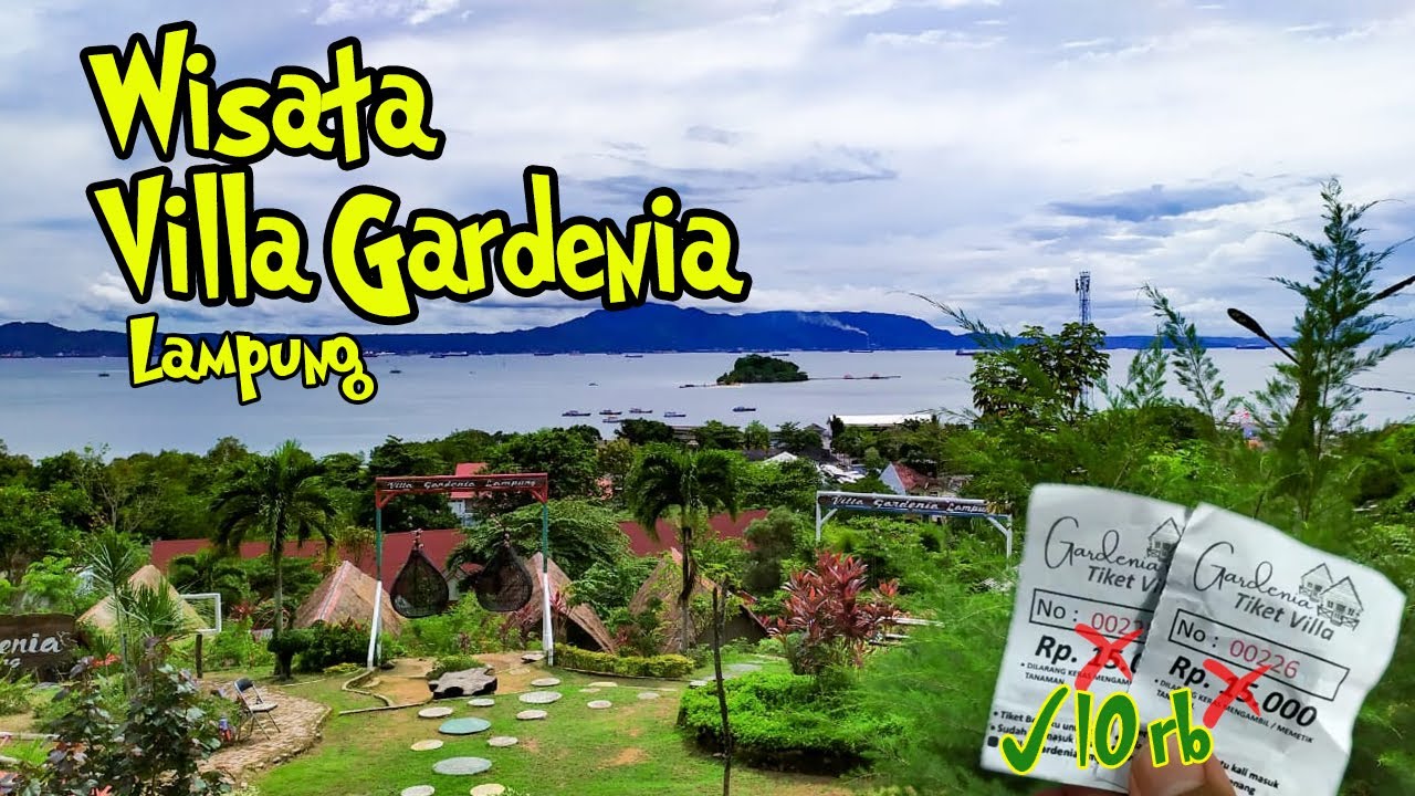 Wisata Villa Gardenia Lampung - Viewnya Langsung Ke Laut