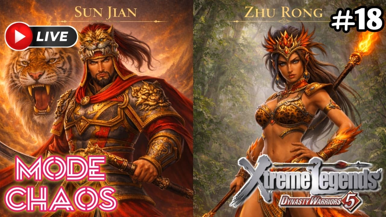 SUN JIAN DAN ZHU RONG | MODE CHAOS - Dynasty Warriors 5 | PART 18