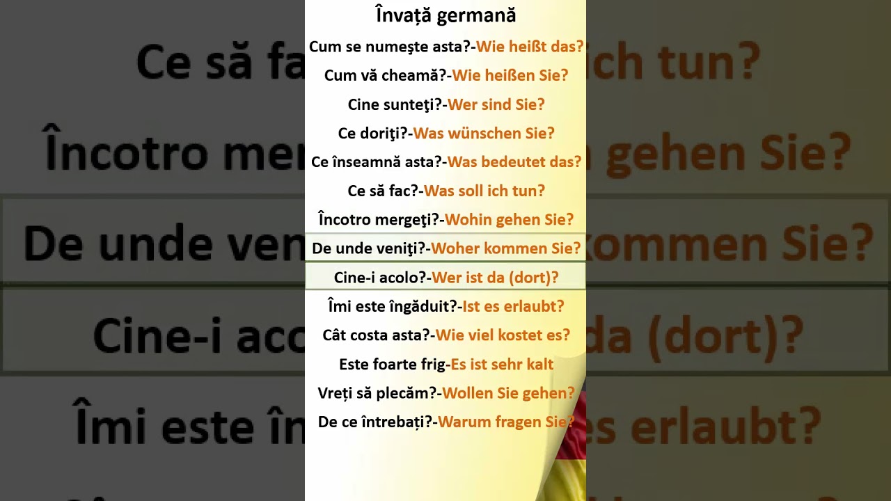 Invata Germana | 