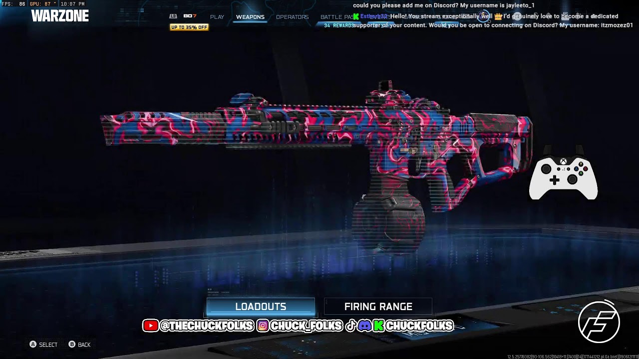 Call of Duty BO7 Warzone w/ Chuck Folks ッ