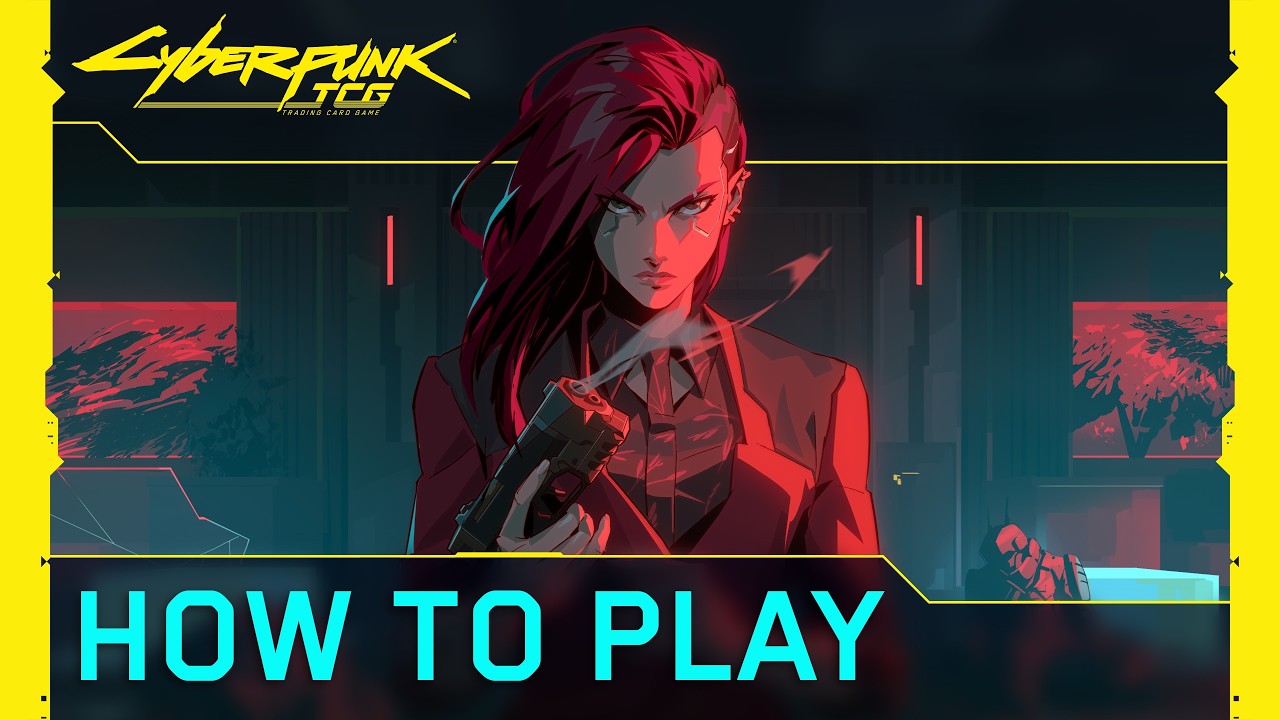 Видео: Как играть | Cyberpunk Trading Card Game