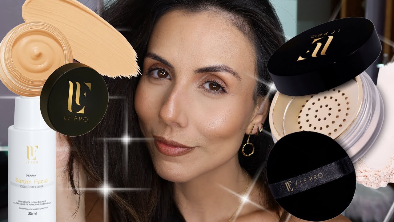 TESTANDO MAQUIAGENS DA LF PRO: CAMUFLAGEM, PÓ SOFT EYE E SÉRUM FACIAL COM CONTROLE DE OLEOSIDADE