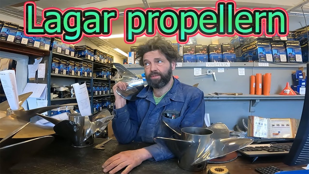 Båtvård - Lagar skadad propeller på Propellertrim