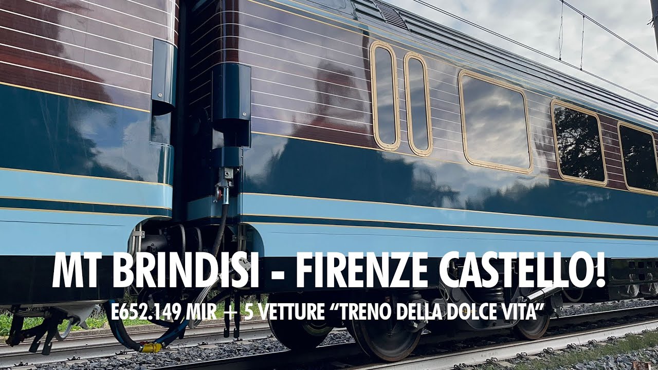 [4K60fps] MT Brindisi - Firenze Castello: TRENO DELLA DOLCE VITA in transito sulla FL5!