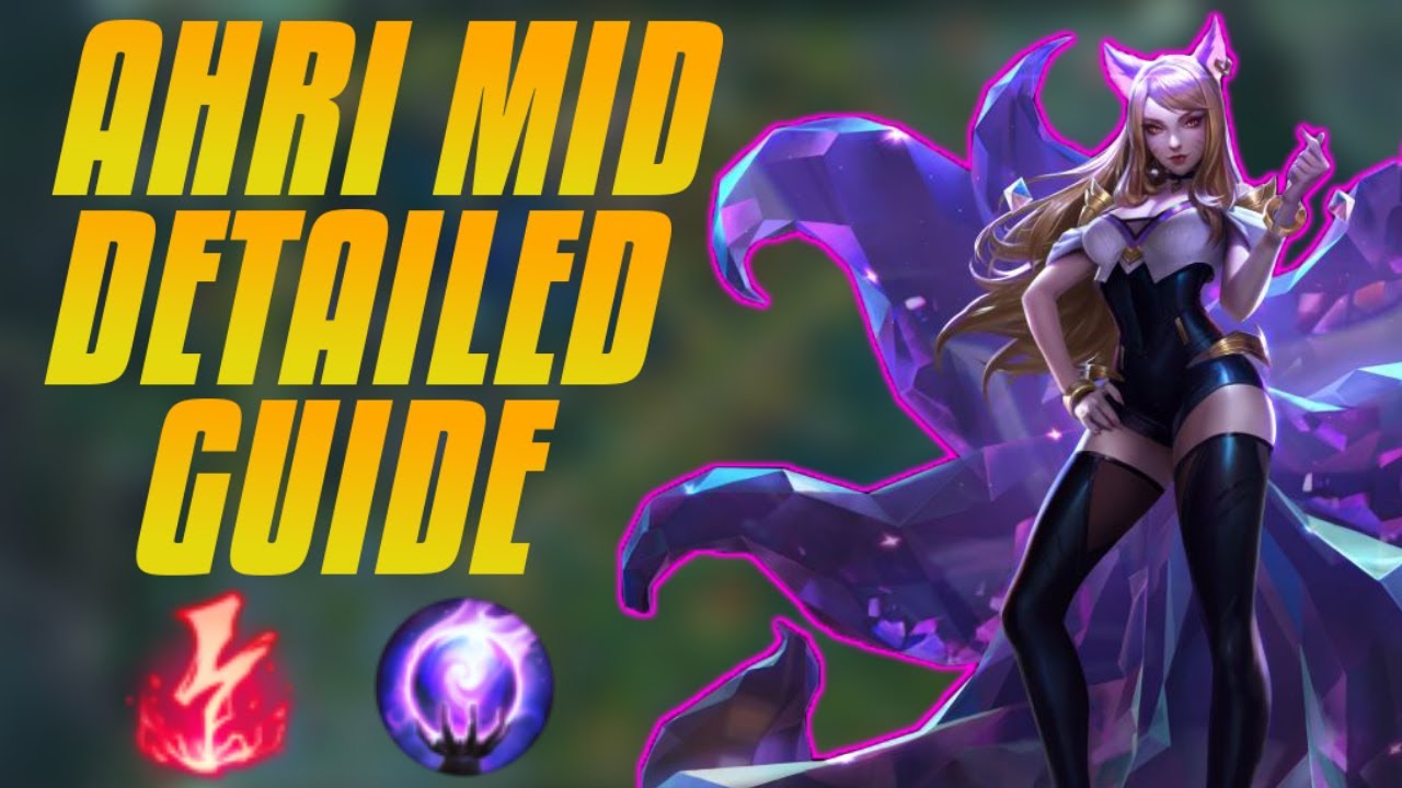 AHRI MID - How To Win With Ahri Step By Step - Detailed Mid Guide