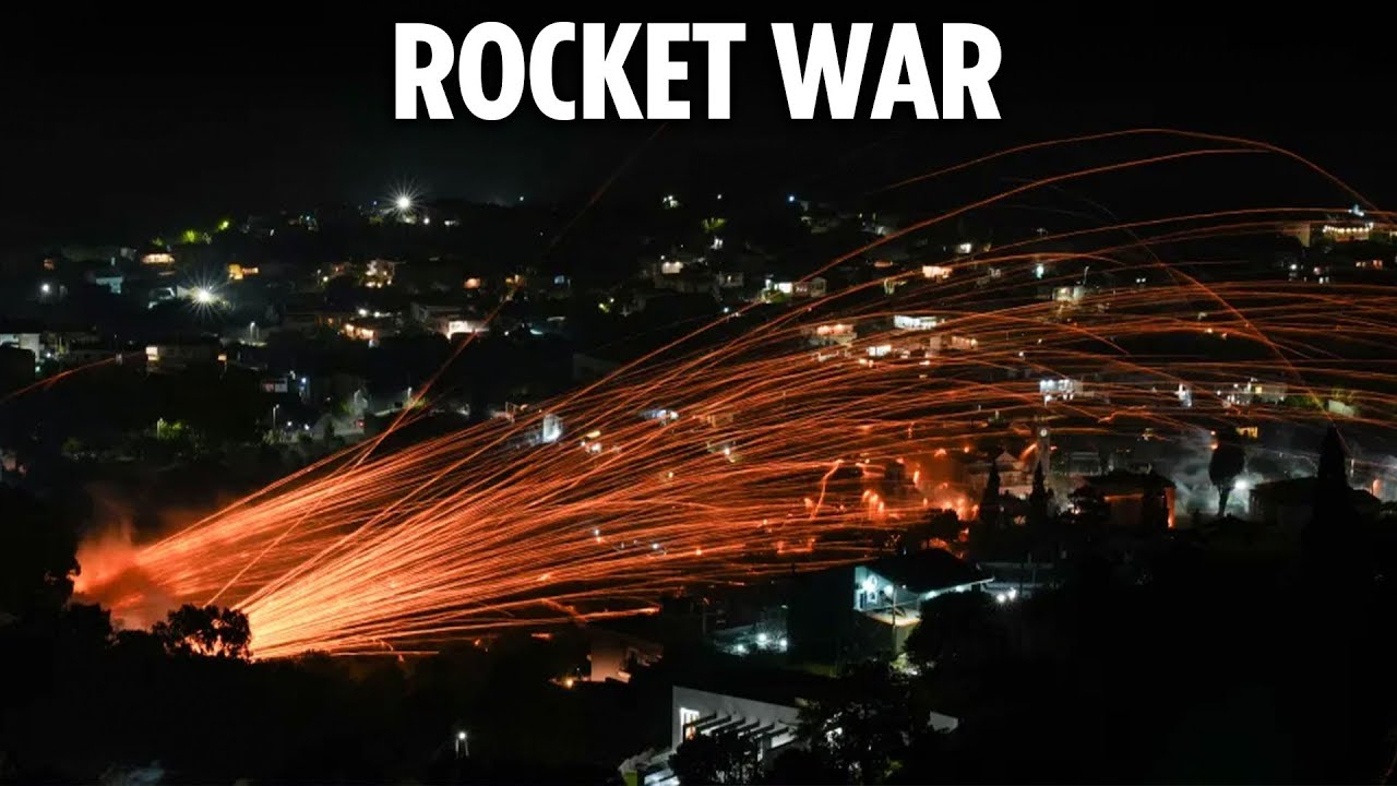 Rival churches bombard each other with FIREWORKS in Easter &lsquo;rocket war&rsquo;