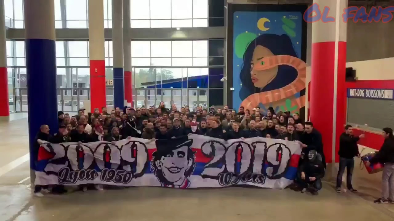 OL NICE AMBIANCE 10 ANS DES LYON 1950