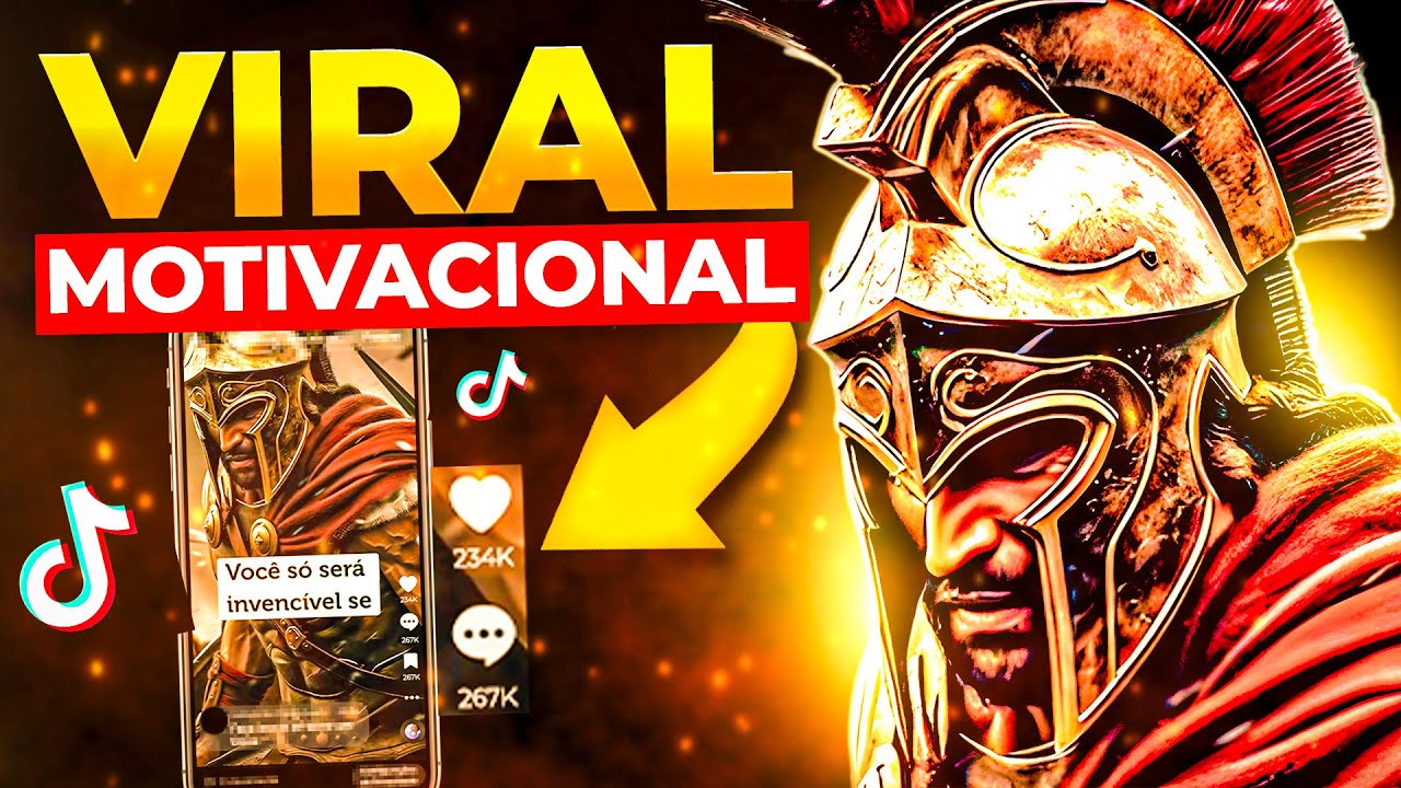 Crie vídeos VIRAIS para o nicho MOTIVACIONAL! (passo a passo)