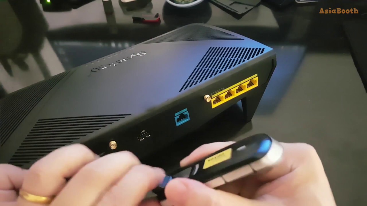 Synology Router RT2600ac with 4G USB Modem and Speed Test