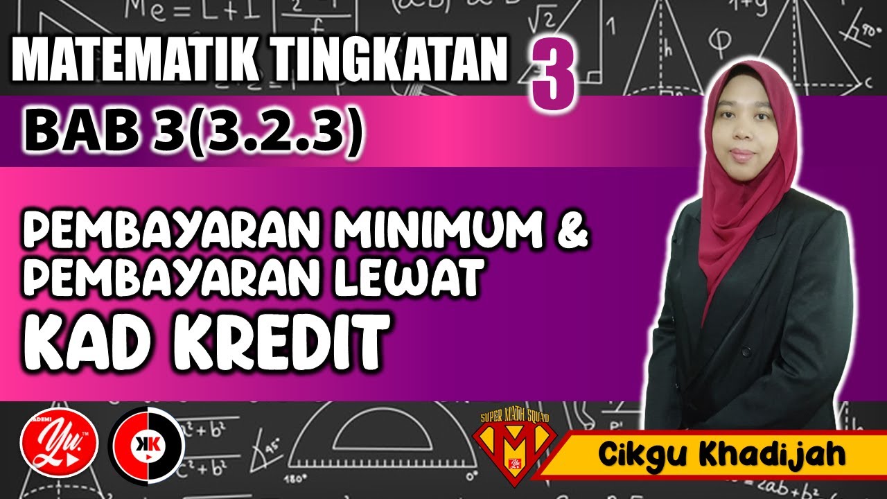 3.2.3 PEMBAYARAN MINIMUM DAN PEMBAYARAN LEWAT KAD KREDIT
