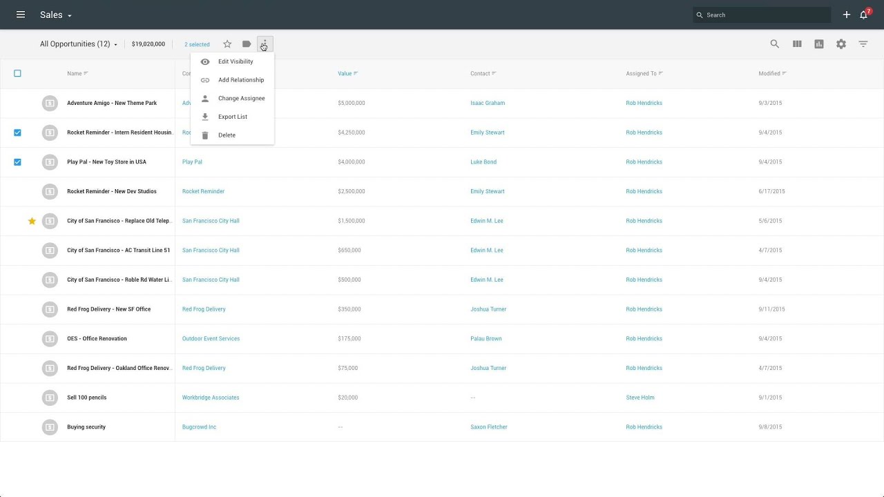 Exporting Copper (formerly ProsperWorks) Data