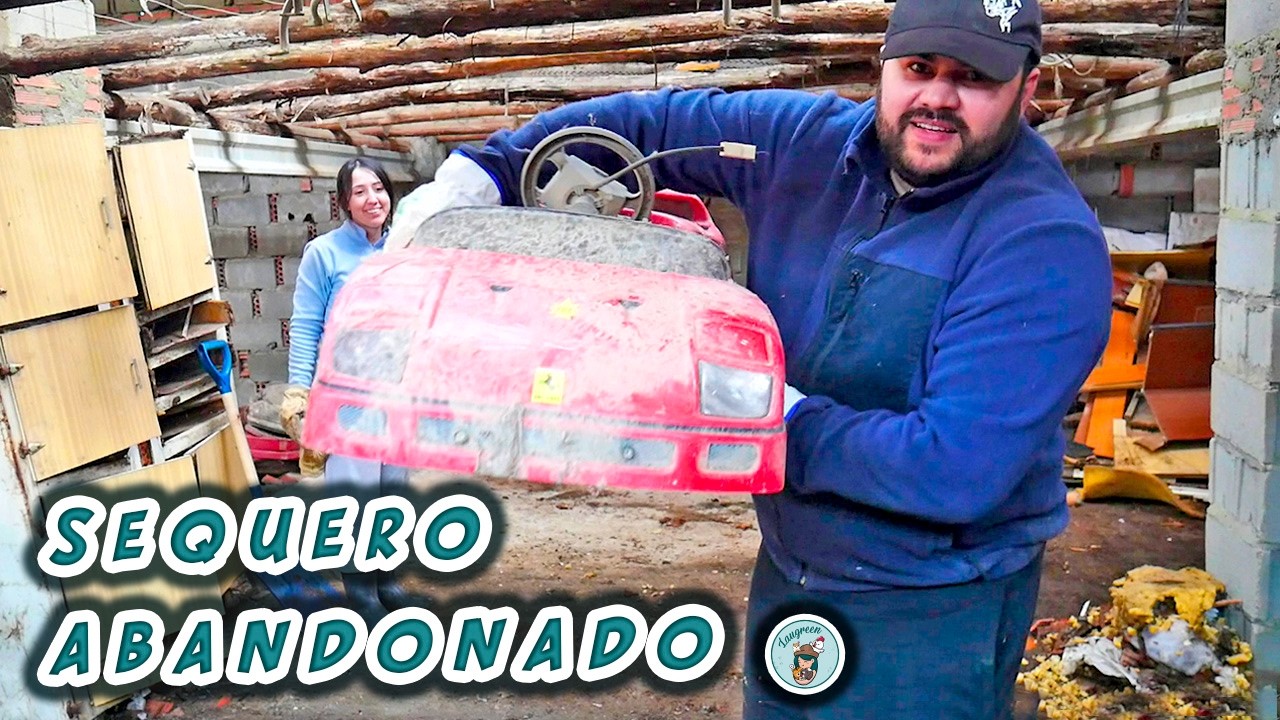 Despejamos NAVE ABANDONADA para INSTALAR el AGUA del POZO en la CASA! 🏚️