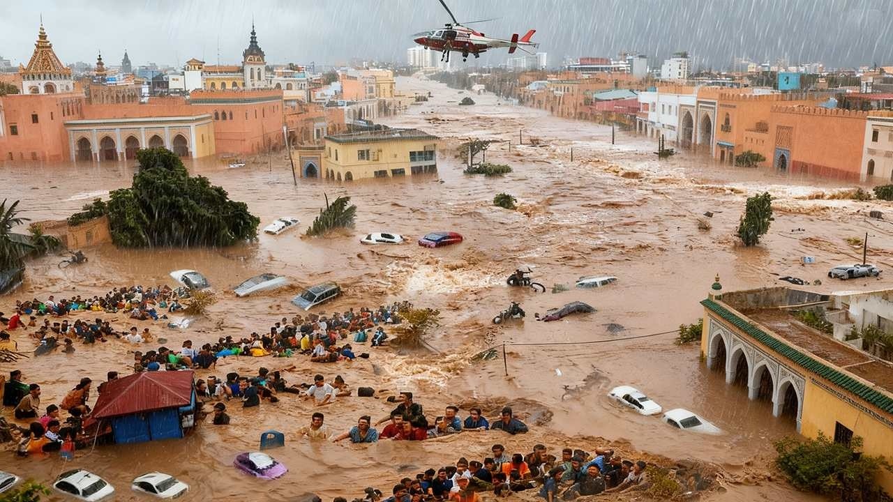 Chaos in Morocco ❗ MONSTER FLOODS Sweep Away Homes and Cars Overnight!