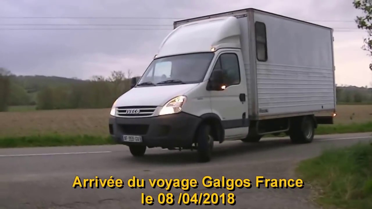 Voyage Galgos France du 08/04/2018: Arrivée du camion