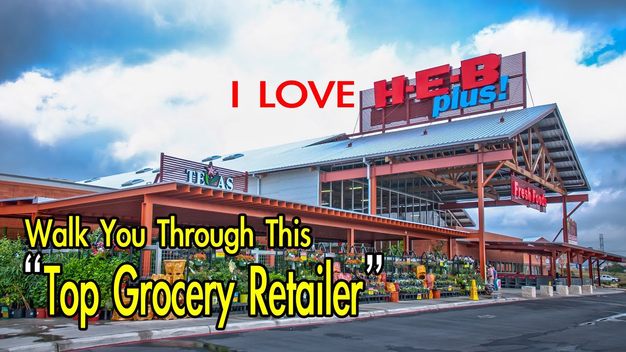 I LOVE H-E-B / HEB Texas Supermarket Tour / H.E.B. Top Grocery Retailer Walk Through. Store Tour 360