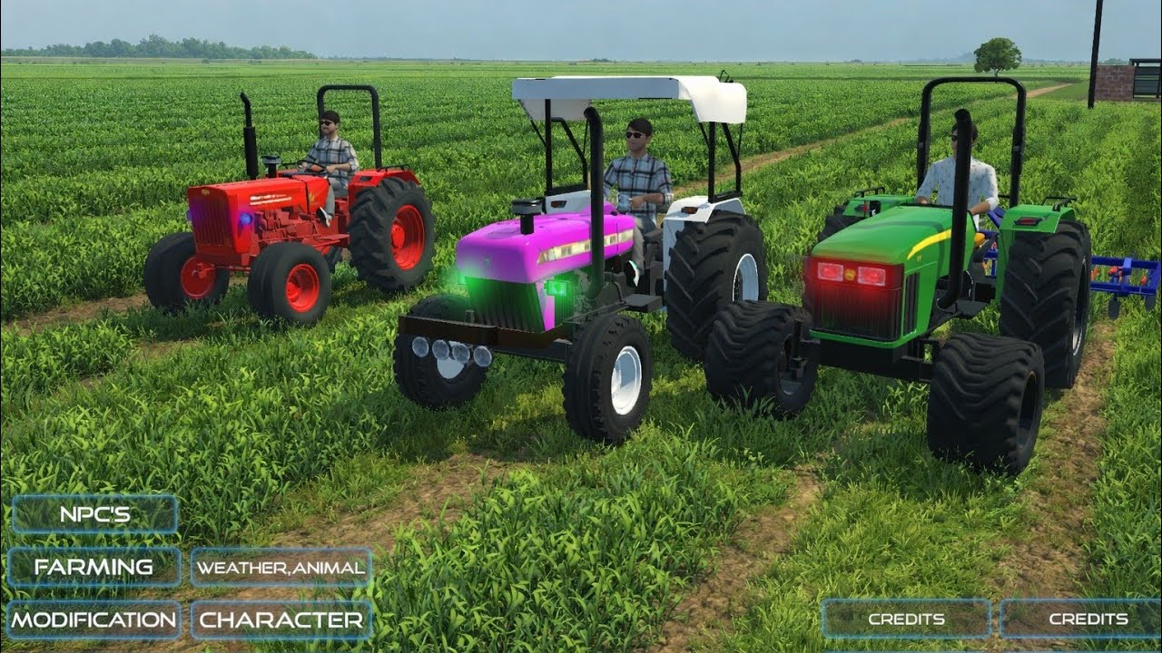 New holend 🚜 Mahindra 🚜 John Deere 🚜#farming  #viralvideo #ranig #3d gameplay 
