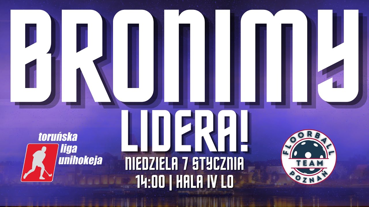 1 Liga Mężczyzn: FOGO TLU Kala-Izolacje Toruń VS Regen Project Floorball Team Poznań