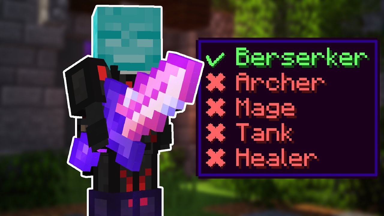 BERSERKER is the only REAL CLASS in Hypixel Skyblock. Here’s why…