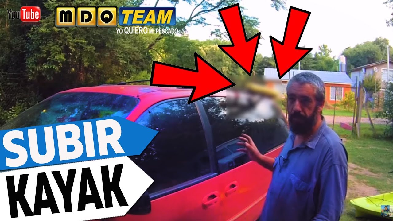 SOPORTE para subir kayak al auto