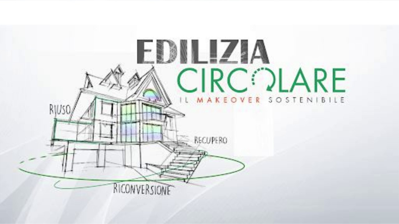 Edilizia Circolare.  Cantiere  prima e dopo