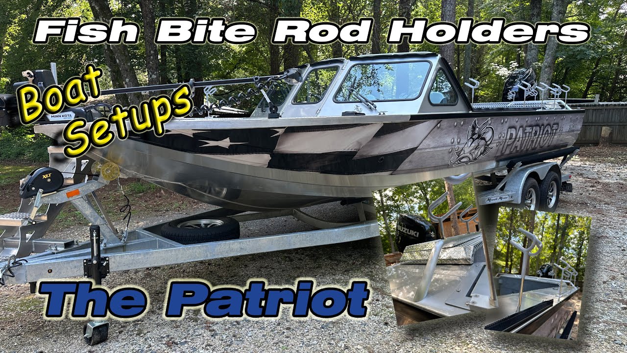 The Patriot Boat Setup from Miracle Marine: Fish Bite Rod Holders