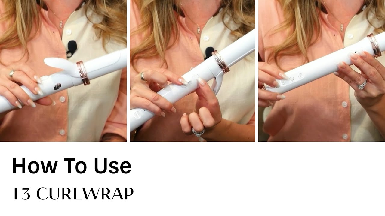 How to Use the T3 CurlWrap Automatic Rotating Curling Iron