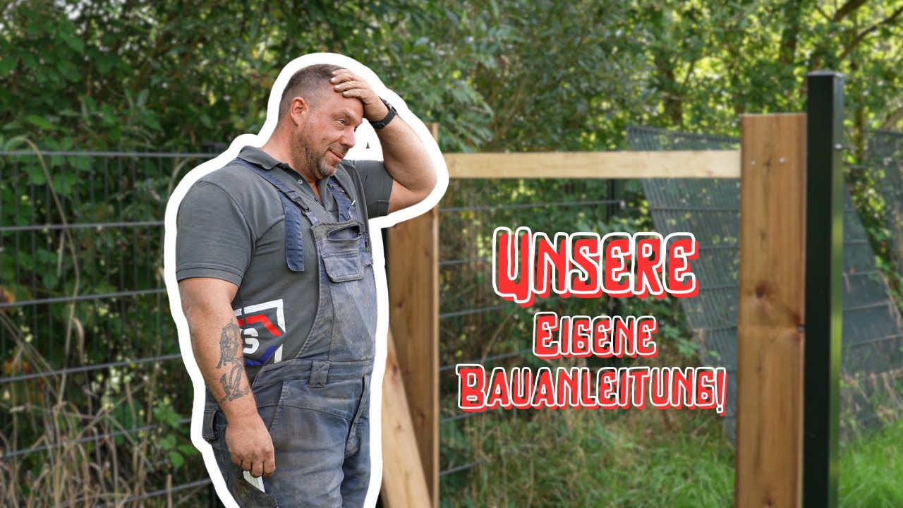 Zaunbau nach Torsten-Art – unsere ganz eigene Bauanleitung