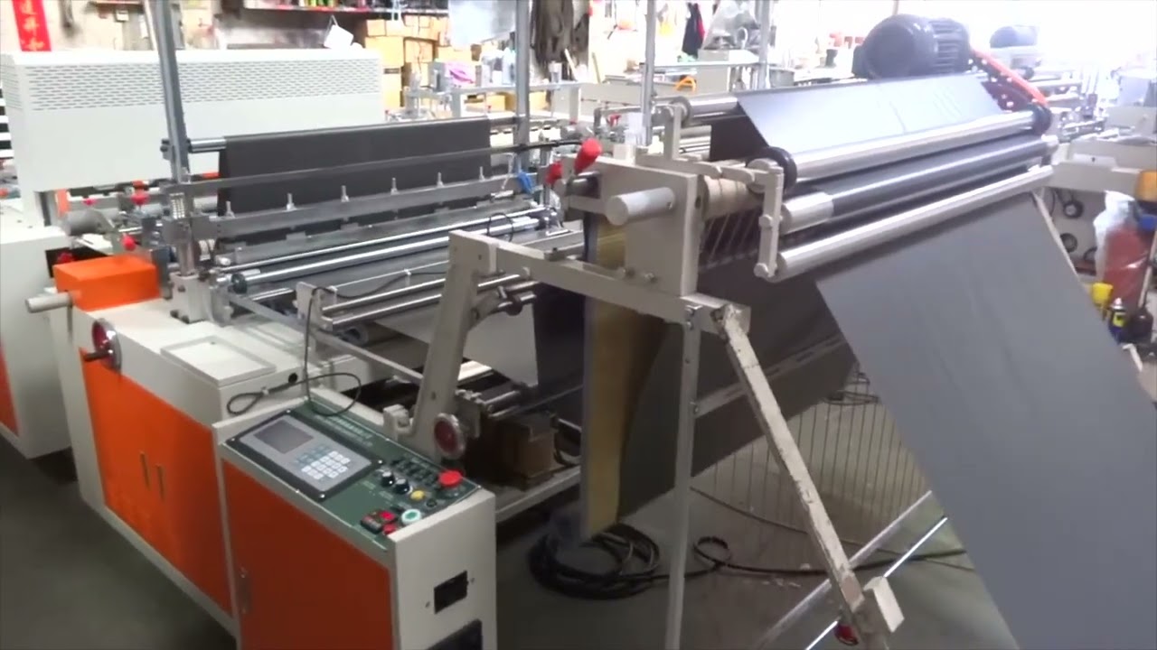 Maquina Selladora y Dobladora de Bolsa de Basura