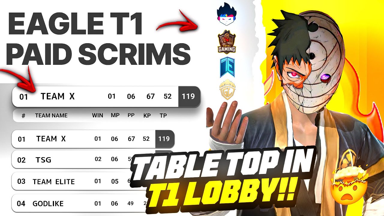 Did I Finally Won 🏆My First T1 Scrims? 🔥 Table Top With My FFMIC #33 Team ? ❤️‍🩹
