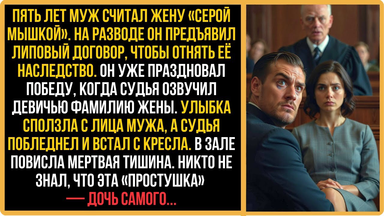 Муж требовал наследство. Судья услышал мою фамилию, и молоток выпал из его рук.