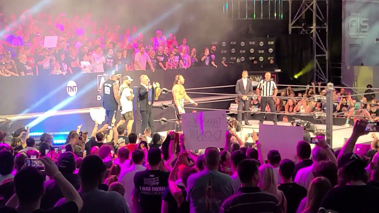 AEW Dynamite Kenny Omega Vs Jungle Boy Main Event Entrances 6 26 (Live  in Person)