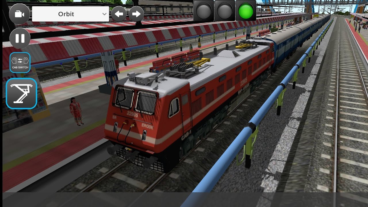Realistic Train Simulator Gameplay 🚆 | Indian Train Driving Experience ( @JeetBabu-1100 )