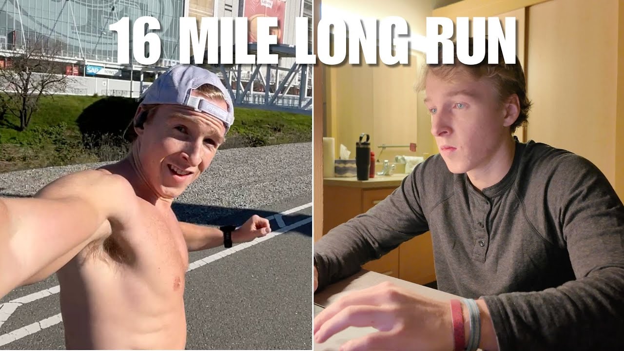 Balancing Marathon Training with College | 16 Mile Long Run