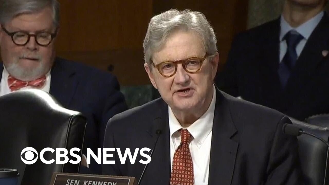 Watch: Sen. Kennedy presses Caine and Hegseth on Ukraine, Strait of Hormuz