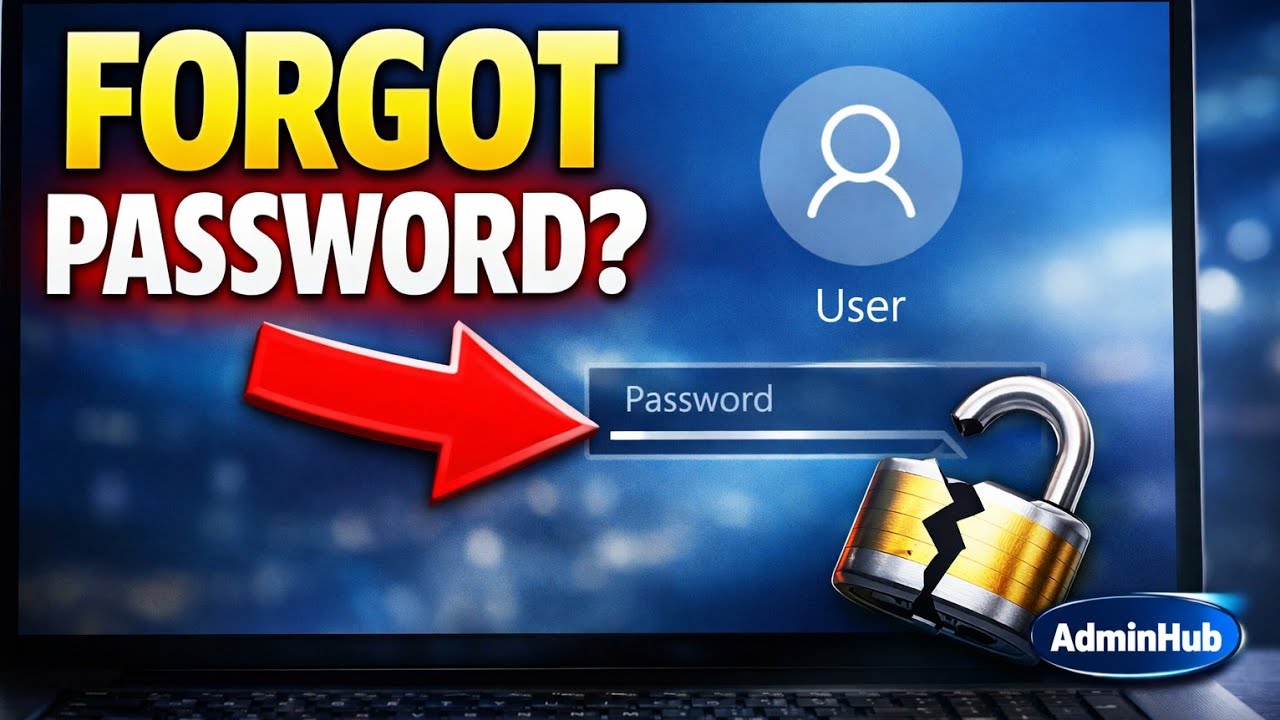 Forgot Windows Password? Reset Local Account Login (Easy Fix)