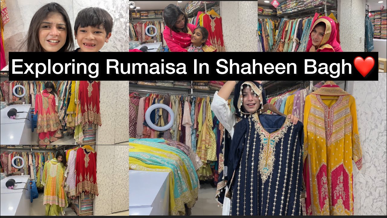 Exploring Best Shop In Shaheen Bagh❤️||Best Designer Collection In Shaheen Bagh🫰||Loved The Vibe 🤩