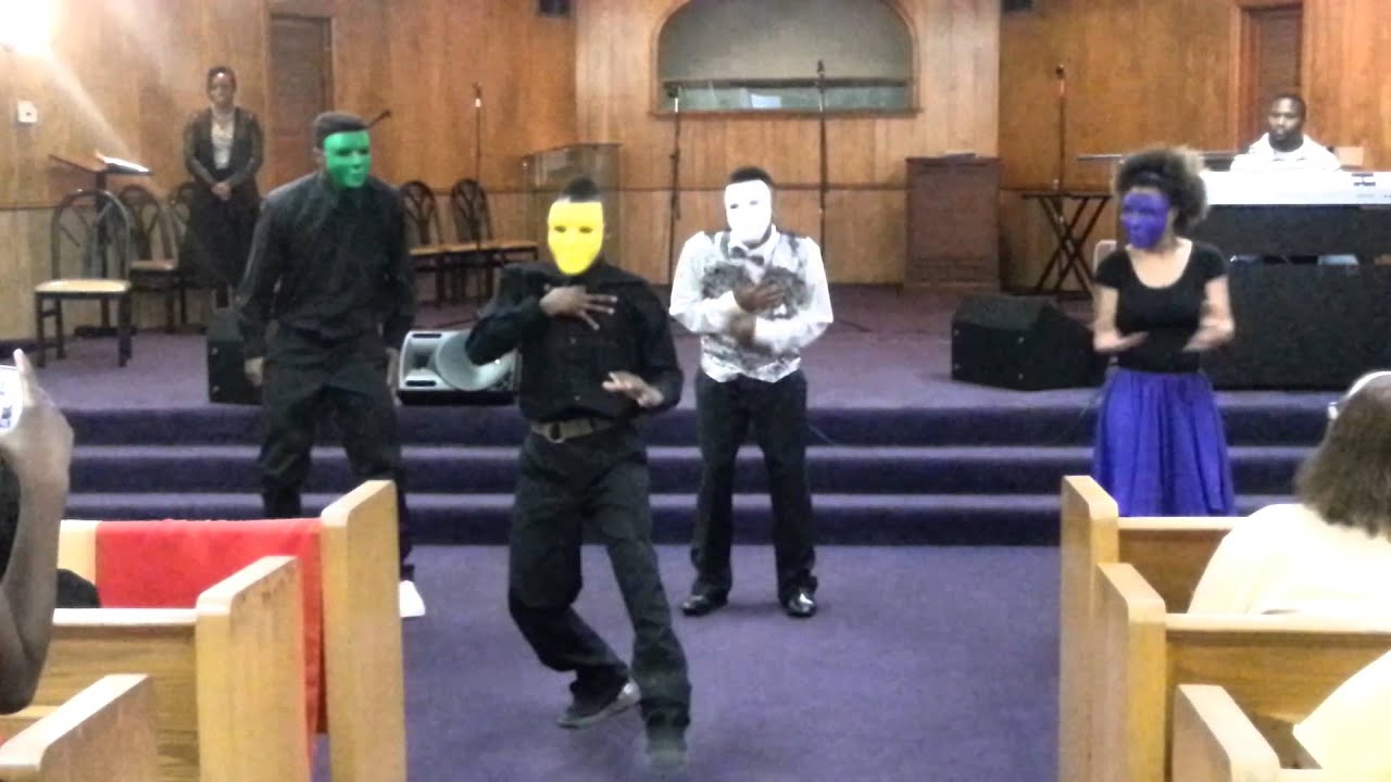 There's a leak in this old building mime dance