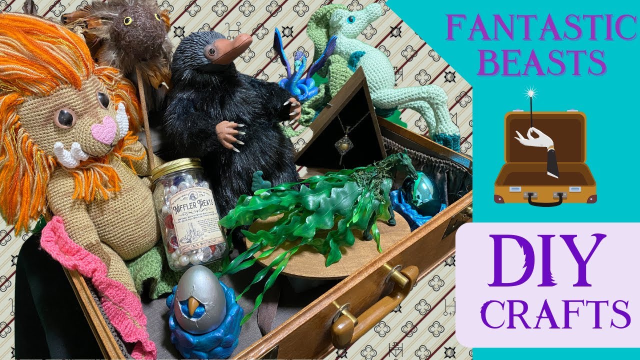 5 Fantastic Beasts DIY Crafts | Harry Potter Dollar Tree DIY | Fantastic Beast DIY Dollar Tree Craft